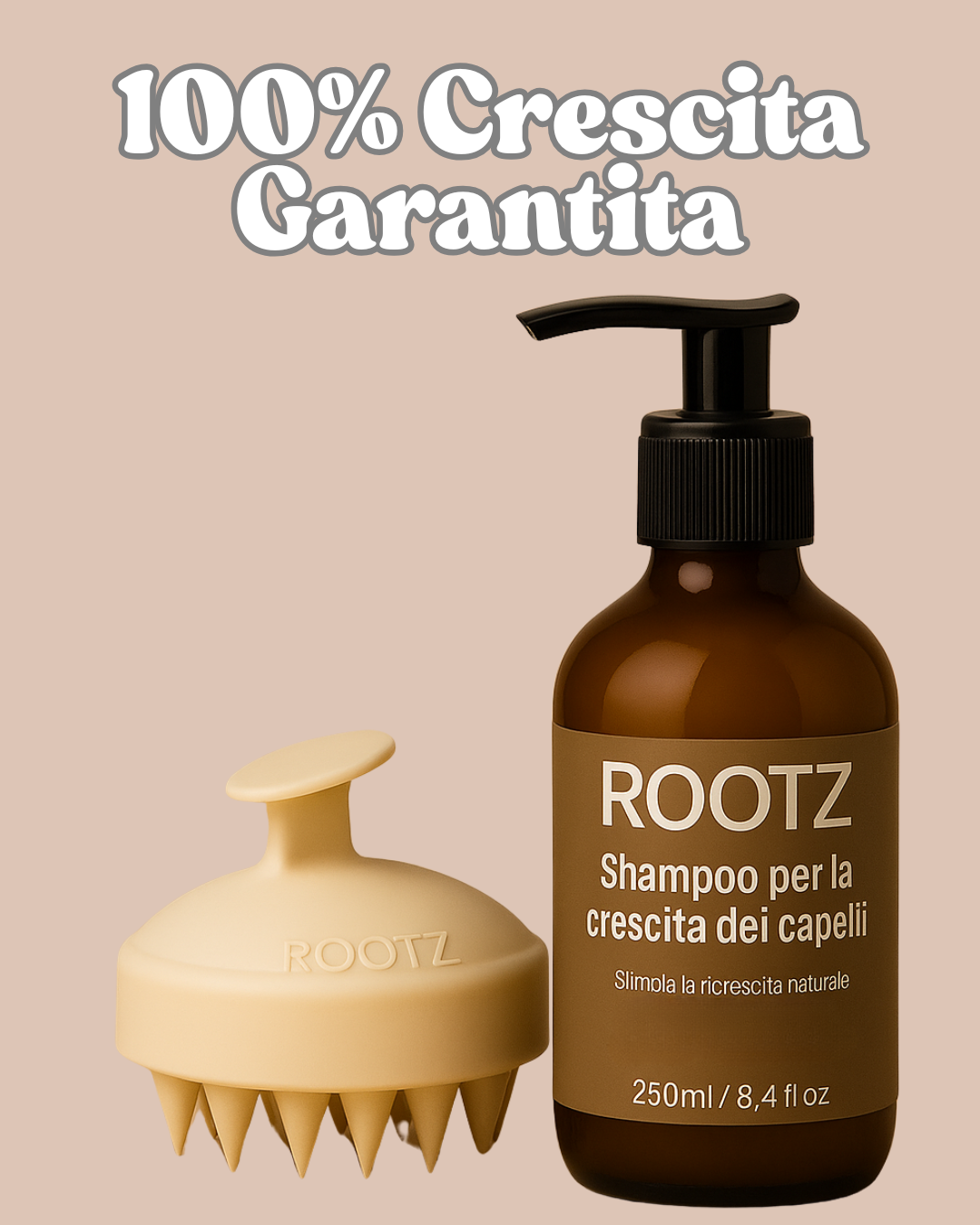 ROOTZ – Crescita Naturale Veloce & Capelli Più Folti
