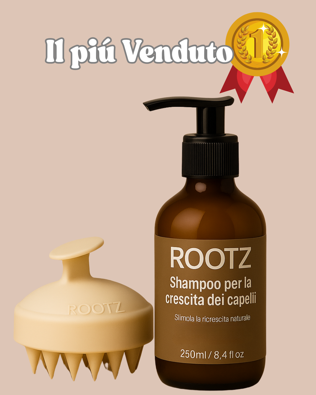 ROOTZ – Crescita Naturale Veloce & Capelli Più Folti